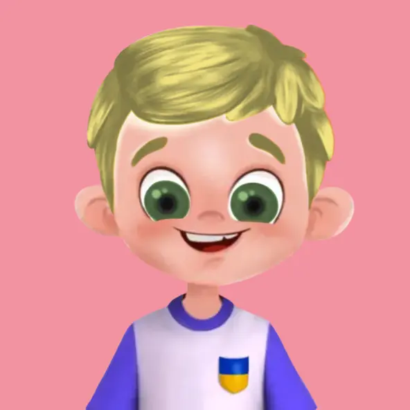 приклад намальованого хлопчика